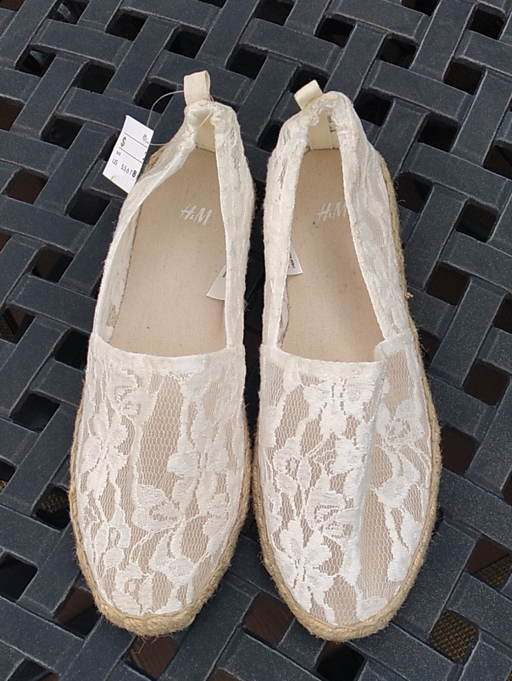 H&M Lace espadrilles